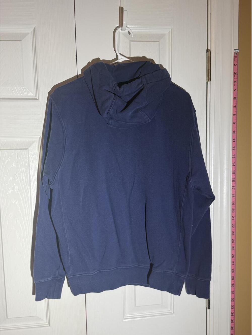 Nike Navy Blue Pullover Hoodie with Logo - Picture 5 of 10